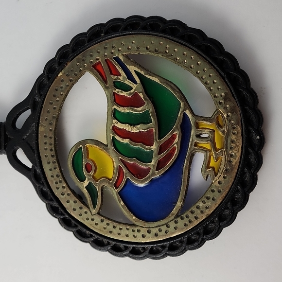 Trivet with Stained Glass Duck - Picture 3 of 5